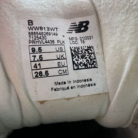 New Balance 813 Lace Up Comfort Walking Shoes Leather Women's Size 9.5 - Picture 9 of 9